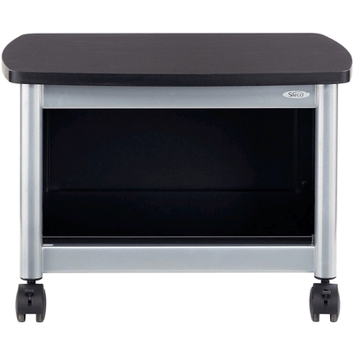 Safco Under Desk Scoot Swivel Wheel Mobile Printer and Machine Stand, Black - VMInnovations