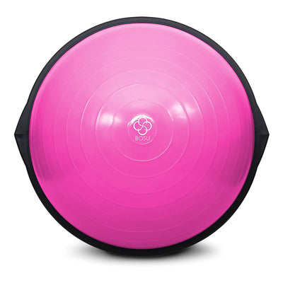 Bosu Home Multi Functional Home Gym 25 Inch Balance Strength Trainer Ball, Pink - VMInnovations