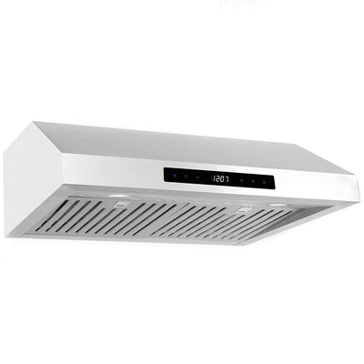 Cosmo 30 Inch Under Cabinet Range Hood with Touch Control, Stainless Steel(Used)