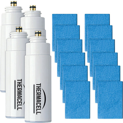 Thermacell 48-Hour Mosquito Shield w/ 12 Mats & 4 Fuel Cartridges (3 Pack)