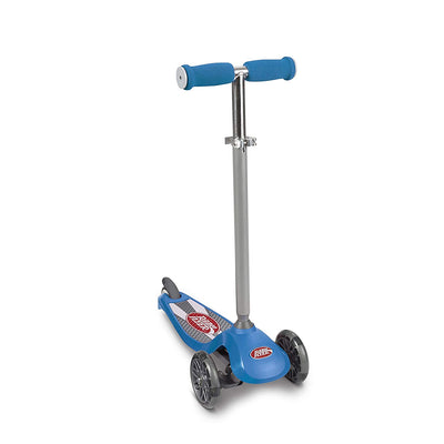Radio Flyer Lean 'N Glide Kids 3-Wheel Scooter with Light Up Wheels, Blue (Used)