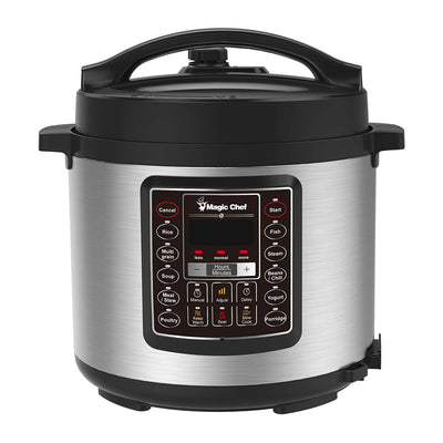 Magic Chef 6 Qt 7-in-1 Program Pressure Cooker Slow Cooking Multi Pot (Used)