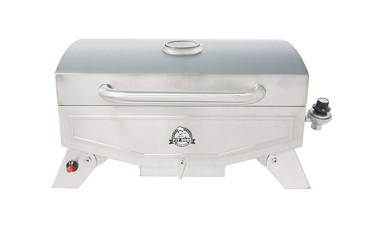 Pit Boss Grills Stainless Steel 2 Rack 1 Burner Propane Gas Grill (Open Box)