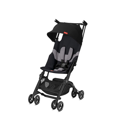 GB Pockit Plus Lightweight Folding All Terrain Infant Stroller, Velvet Black