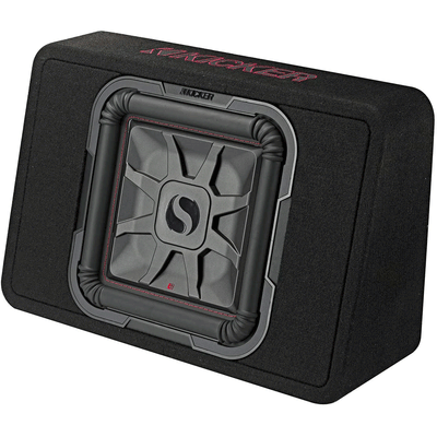 KICKER 46TL7T124 Single 12 Inch 4 Ohm 600W RMS Power Truck Subwoofer Enclosure