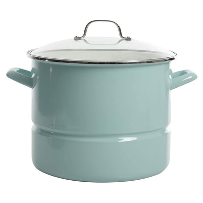 Kenmore Broadway Stainless Steel 16 Quart Steamer Stock Pot with Lid (Open Box) - VMInnovations