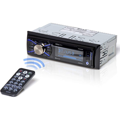 Boss 632UAB Single Din USB/SD AUX Bluetooth Multimedia Stereo Receiver (2 Pack)