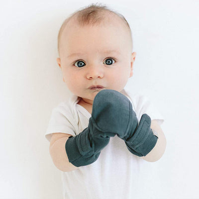 Goumikids No Scratch Baby Infant Mittens, 3-6M Abstract/Rose (2 Pairs) - VMInnovations