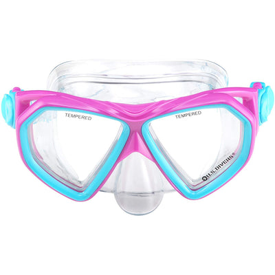 U.S. Divers Kids Dorado Mask, Proflex Fins, & Sea Breeze Snorkel Set (For Parts)