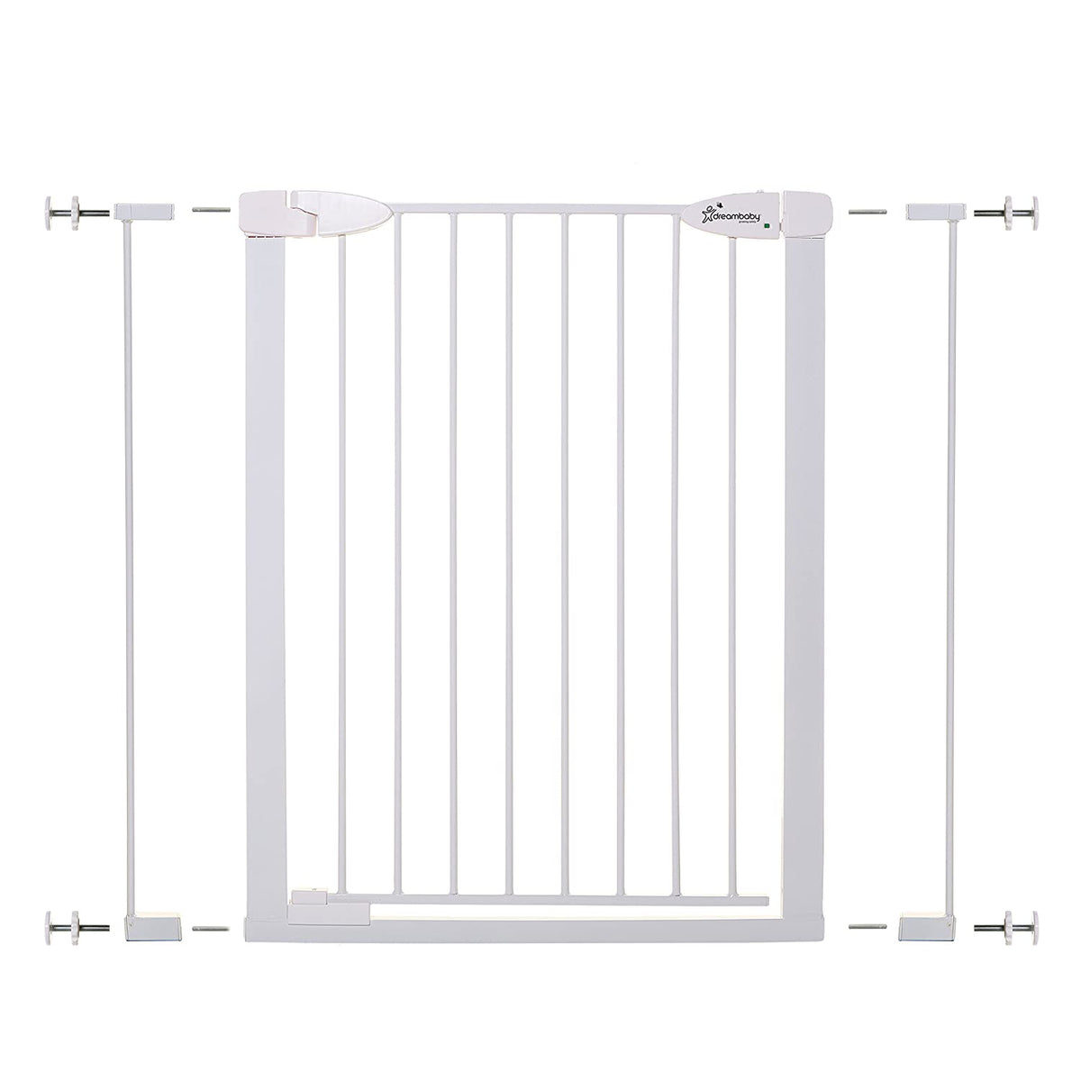 Dreambaby Boston Extra Tall Auto Close Baby Gate with EZY Check Indicator, White - VMInnovations