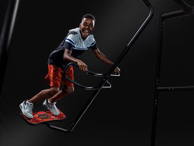 Swing Set Upsize Kit + Max Cubby Box A + Max Playset Link + Max Swingset Box A (3 Pack)  + Max Swingset Box B + 1C1 Max Shade Cover + Spin Swing + Seat Swing