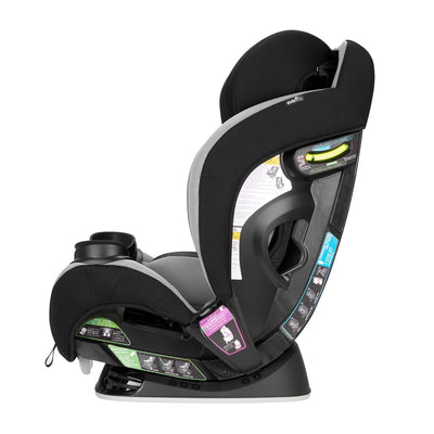 Evenflo 39212238 EveryStage LX All in One Car Seat, Kids 4 to 120 Pounds, Gamma