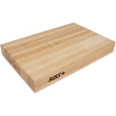 John Boos Maple Wood 18 Inch Cutting Board and Natural Care Cream, 5 Oz (3 Pack)