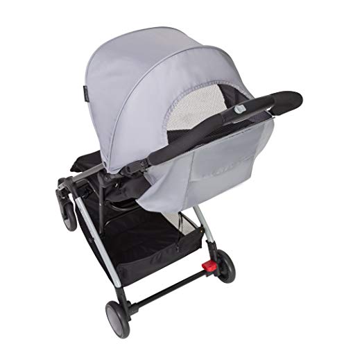 Baby Trend Tri Fold Compact Mini Stroller with Carry Strap, Pebble (Open Box)