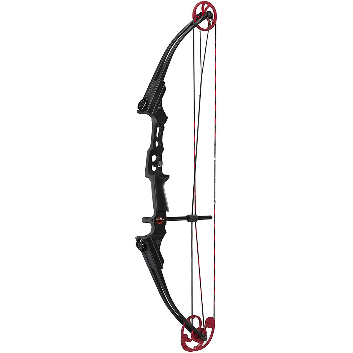 Genesis Mini, Youth Archery Compound Bow w/Adjustable Sizing, Left Handed, Black - VMInnovations
