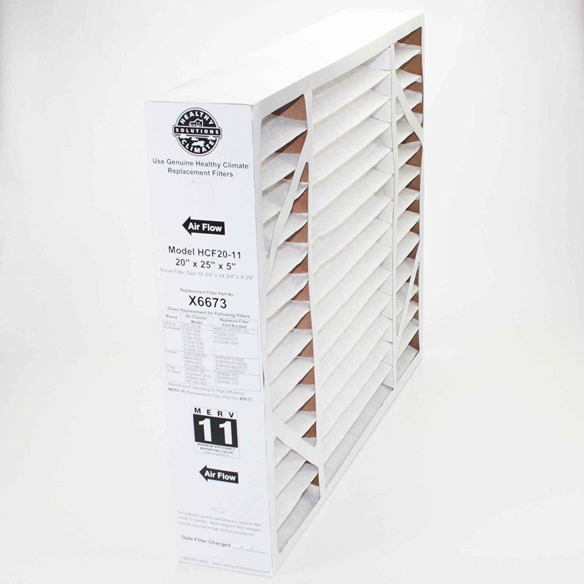 Lennox X6673 Healthy Climate Air Purifier 20x25x5 Inch MERV 11 Filter (Open Box)