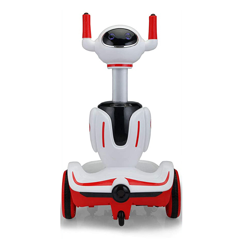 TOBBI 3 in 1 Electric Ride On Robot Buggy Toy Car with Remote Control, Red(Used) - VMInnovations