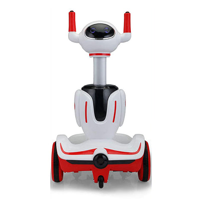 TOBBI 3 in 1 Electric Ride On Robot Buggy Toy Car with Remote Control, Red(Used) - VMInnovations