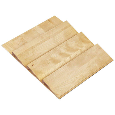 Rev-A-Shelf Double Knife Block Drawer Insert w/ 22 Inch Wood Spice Drawer Insert