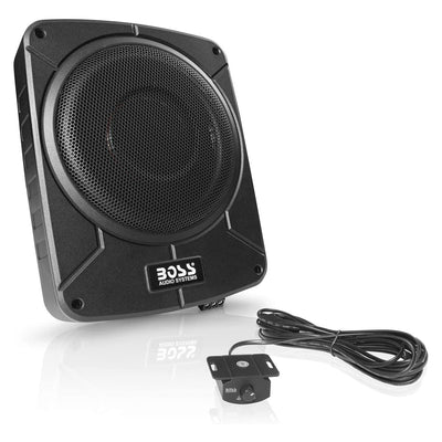 BOSS Audio BAB10 10 Inch 1200W Max Enclosed Amplified Car Subwoofer Box, Black