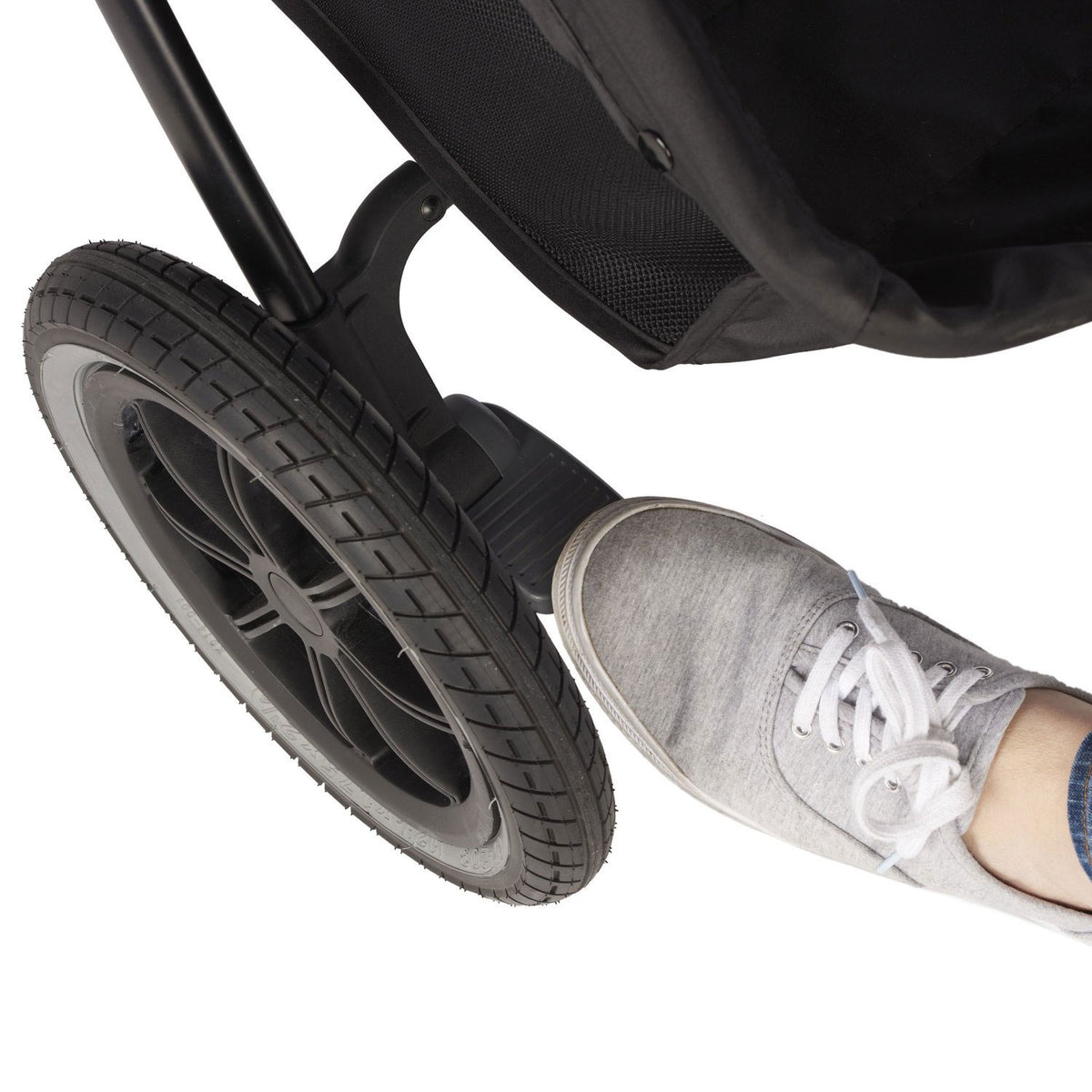 Evenflo Folio3 Stroller System w/ LiteMax Seat, Gray and 2 SafeMax Bases, Black