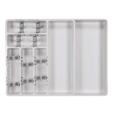 OXO Good Grips 15.5 Inch Large Kitchen Drawer Utensil Organizer, Gray (Open Box)