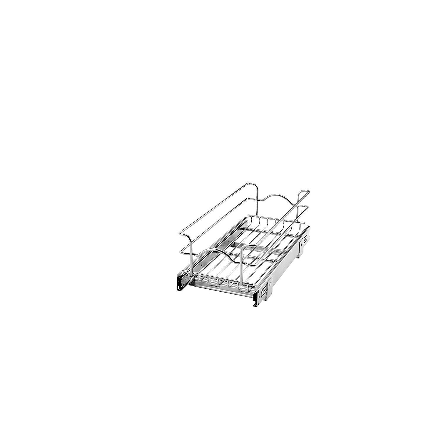 Rev A Shelf 5WB1-0918-CR 9 x 18 Inch Kitchen Cabinet Pull Out Basket (2 Pack) - VMInnovations