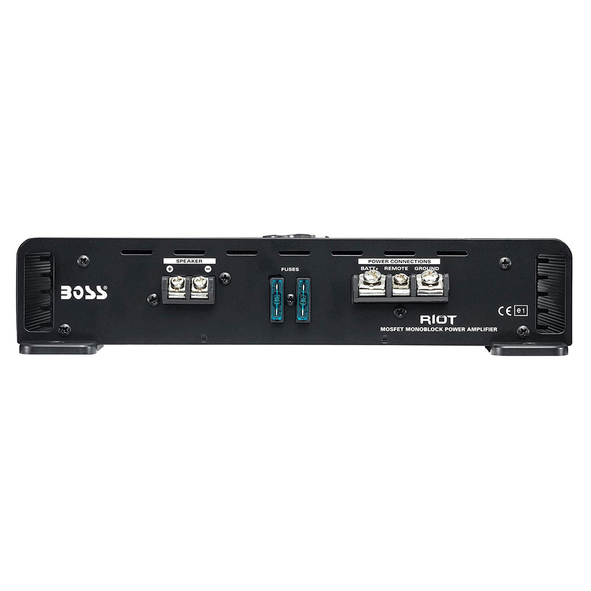 BOSS Audio R1600M Riot 1600W Mono Class A/B Car Amplifier w/ Remote (4 Pack)