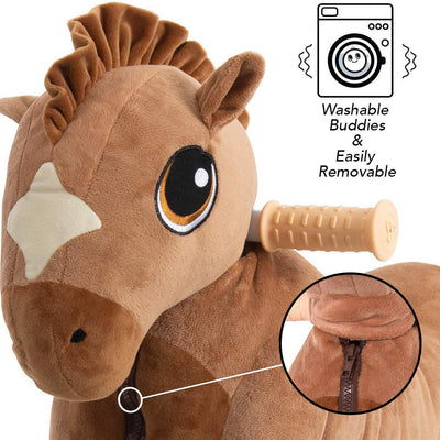 Yvolution My Buddy Wheels Horse Toddler Training Bike with Plush Toy (Open Box)