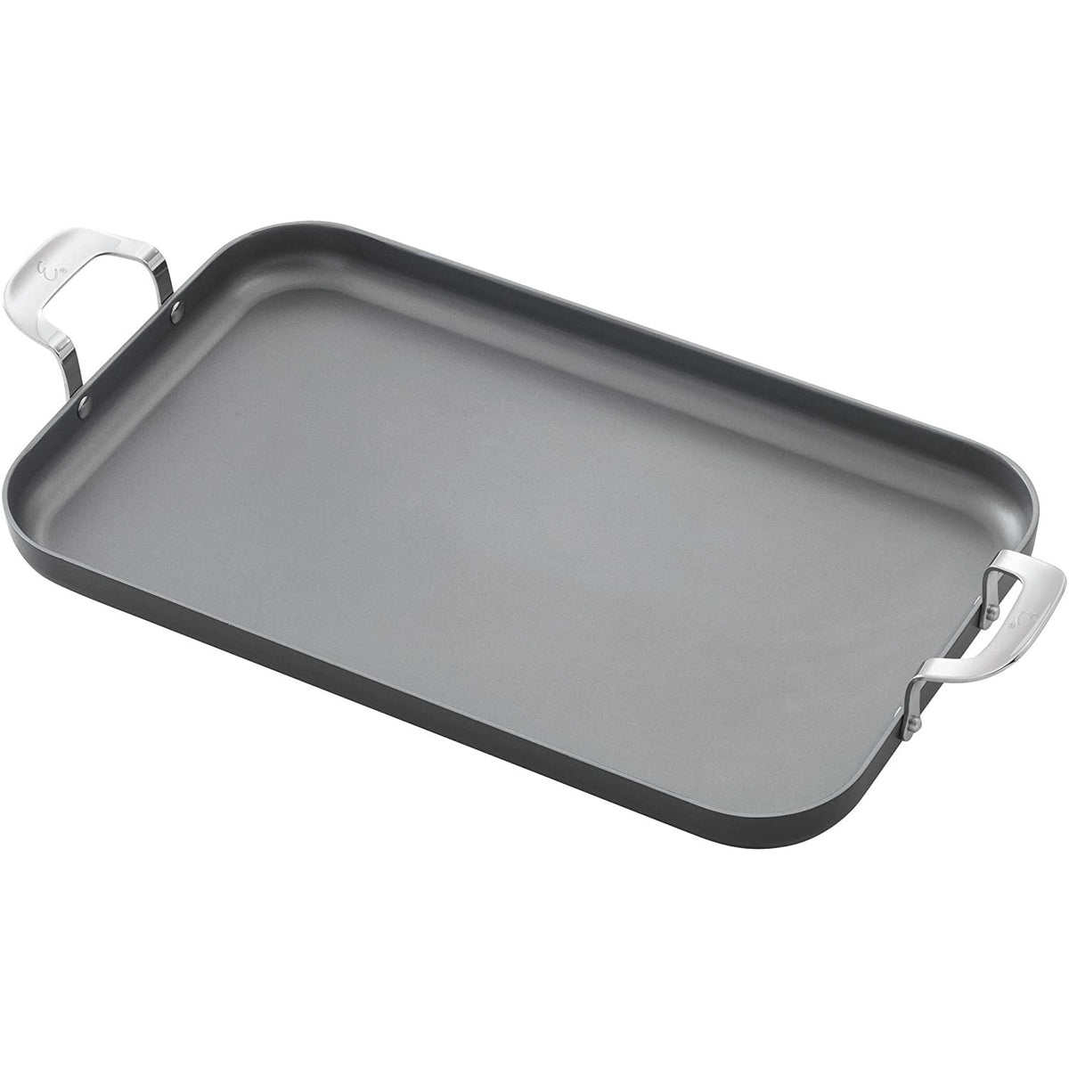 Emeril Lagasse 11 x 18 Inch Nonstick Hard Anodized Double Burner Griddle, GrayGoodCook 12 x 18 x 2 Inch Diamond Infused Nonstick Textured Bakeware Cake Pan