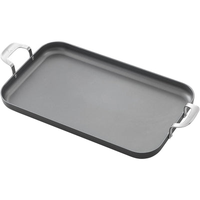 Emeril Lagasse 11 x 18 Inch Nonstick Hard Anodized Double Burner Griddle, GrayGoodCook 12 x 18 x 2 Inch Diamond Infused Nonstick Textured Bakeware Cake Pan