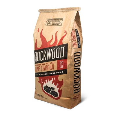 Rockwood All Natural Hardwood Grill or Smoker Lump Charcoal Mix, 20 Lbs (3 Pack)