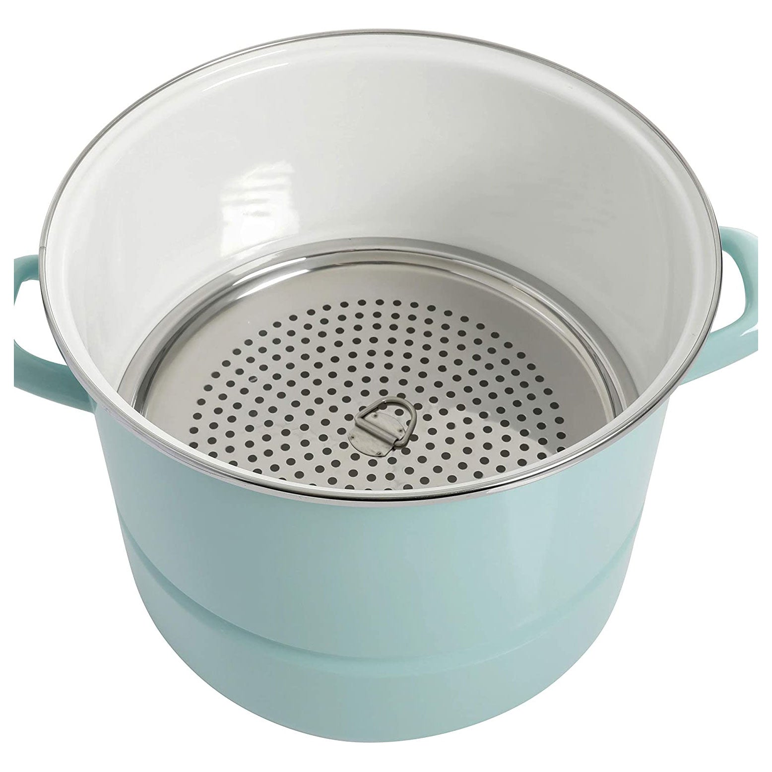 Kenmore Broadway Stainless Steel 16 Quart Steamer Stock Pot with Lid (Open Box) - VMInnovations