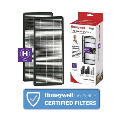 Honeywell HRF-H2 Filter H Replacement Home HEPA Allergen Air Filter (4 Pack)