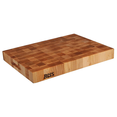 John Boos Block Reversible Wood Chopping Block Bundle with Mystery Oil (3 Pack)