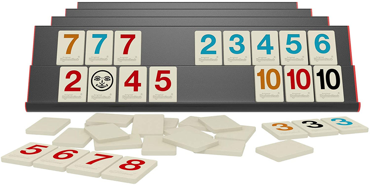 Pressman Original Rummikub Premium Edition Tile Game with Large Numbered Tiles