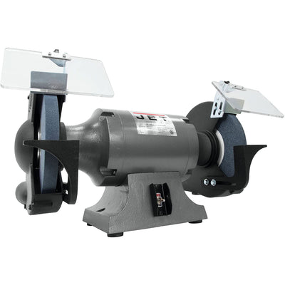JET 577103 Cast Iron 10 Inch Industrial Shop Bench Grinder Wheel Grinding System