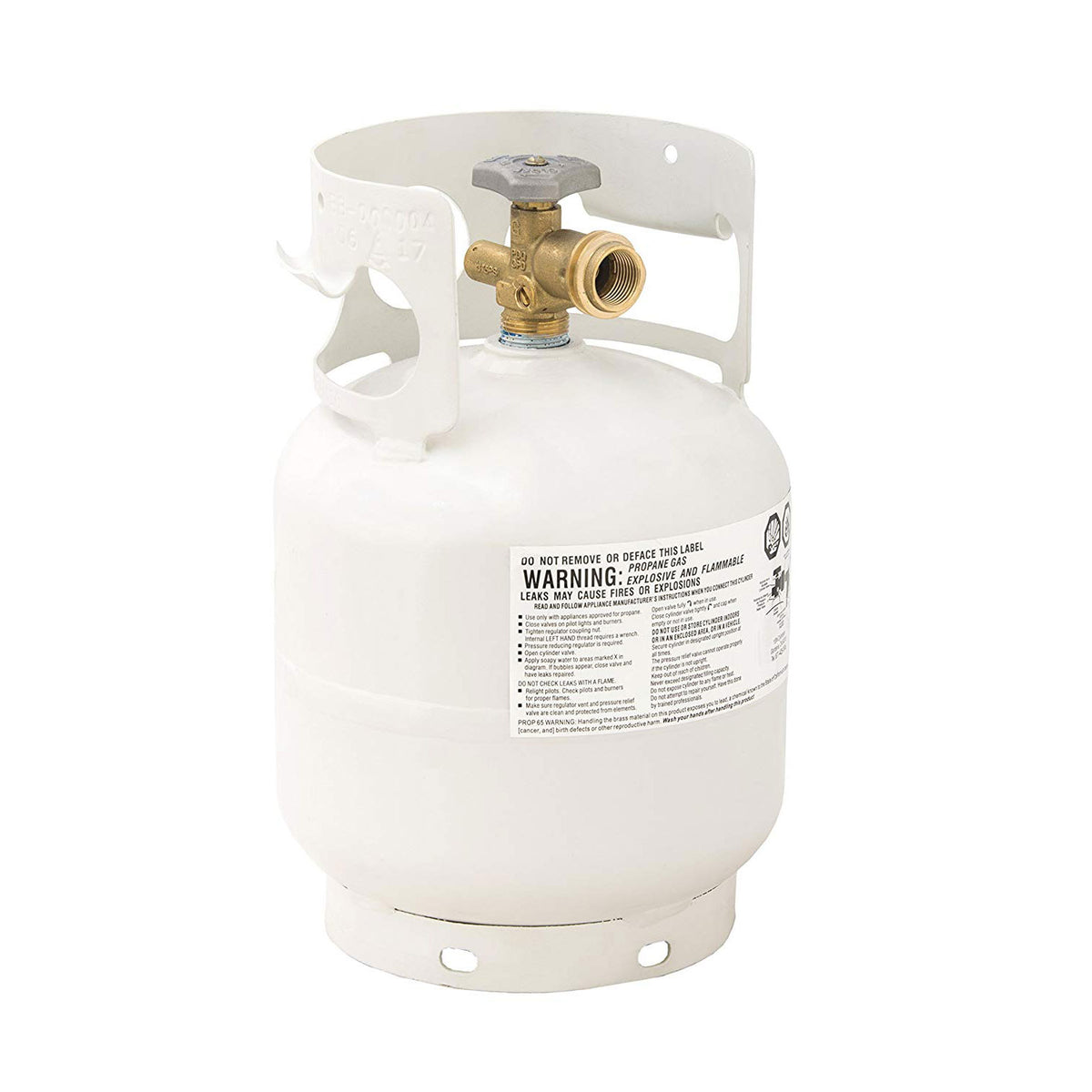 Flame King Ready to Fill Empty LP Propane Gas Cylinder Tank, 5 Pound (Open Box)