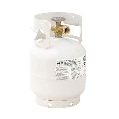 Flame King Ready to Fill Empty LP Propane Gas Cylinder Tank, 5 Pound (Open Box)