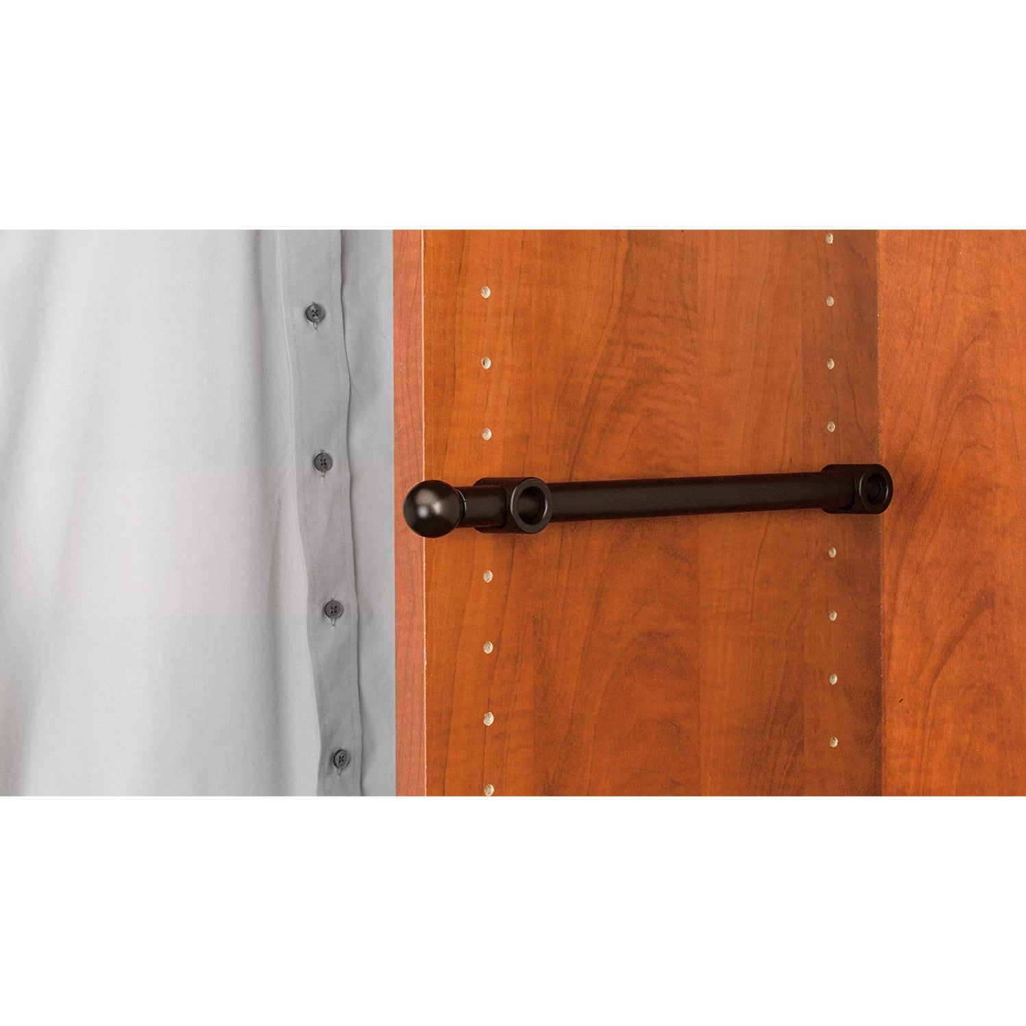 Rev-A-Shelf CVR-14-ORB 14" Extendable Designer Closet Valet Rod, Bronze (2 Pack)