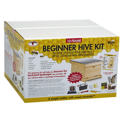 Little Giant 10-Frame Deluxe Beginner Backyard Beekeeping Hive Kit (Open Box)