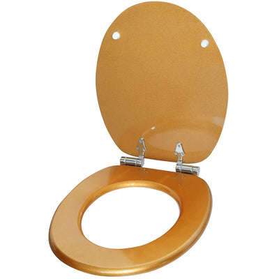 Sanilo 204 Elongated Soft Close Molded Wood Adjustable Toilet Seat, (Used)