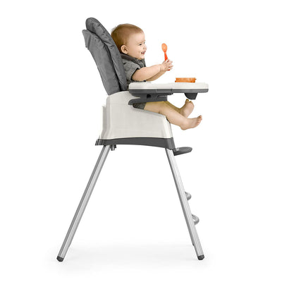 Chicco Stack 3 in 1 Transformable Highchair, Booster, & Stool, Nordic (Open Box)