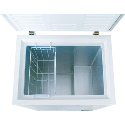 RCA 7 Cubic Compact Foot Stand Alone Upright Chest Deep Freezer, White(Open Box)