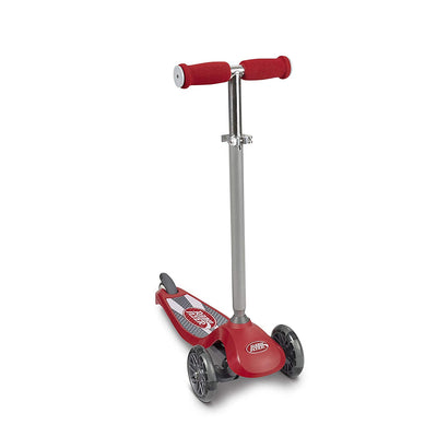 Radio Flyer Lean 'N Glide Kids 3-Wheel Scooter with Light Up Wheels, Red (Used)