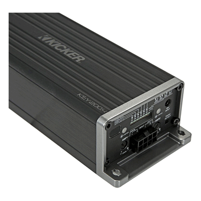 KICKER 47KEY2004 Smart 4 Channel 200W Amplifier Bass Revealer Audio Processor