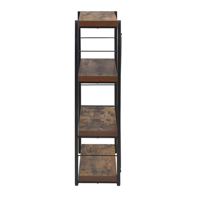 ACME Furniture 43 Inch 3 Tier Bookcase Organizer Storage Shelf, Oak (Open Box)