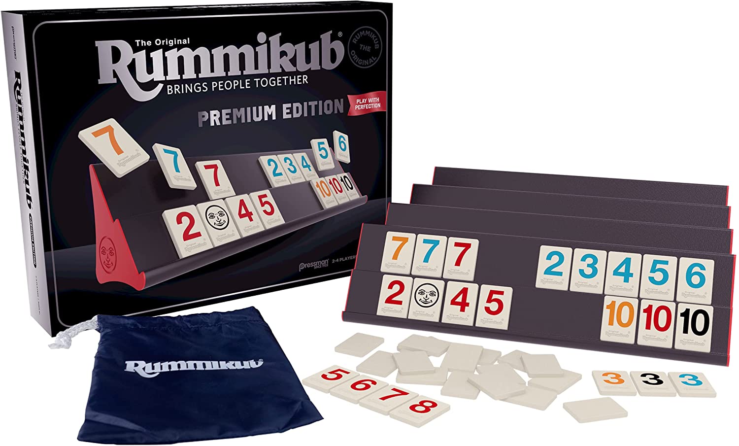 JAX Giant Sequence Jumbo Tube Edition and Pressman Rummikub Premium Edition