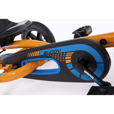 BERG Toys Buddy Kids Toddler Safe Pedal 4 Wheel Go Kart Toy, Orange (Open Box)