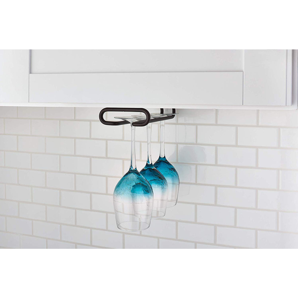 Rev-A-Shelf 3150-11ORB 11-Inch Under Cabinet Stemware Holder, Bronze (3 Pack)